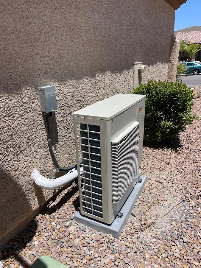 Residential air conditioning condenser unit in Coeur d'Alene